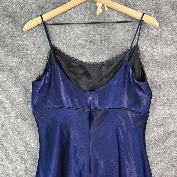 Vintage Y2K Jessica Mcclintock‎ Gunne Sax USA MADE Purple Maxi Dress lace M